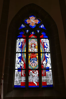 Die Chorfenster in der Stadtpfarrkirche St. Crescentius in Naumburg (Foto: Karl-Franz Thiede)